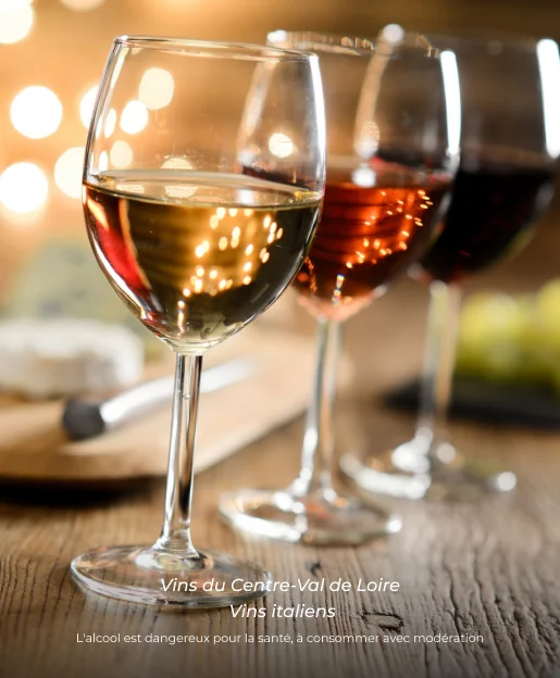 vins italiens à Luynes près de Tours en Indre-et-Loire 37